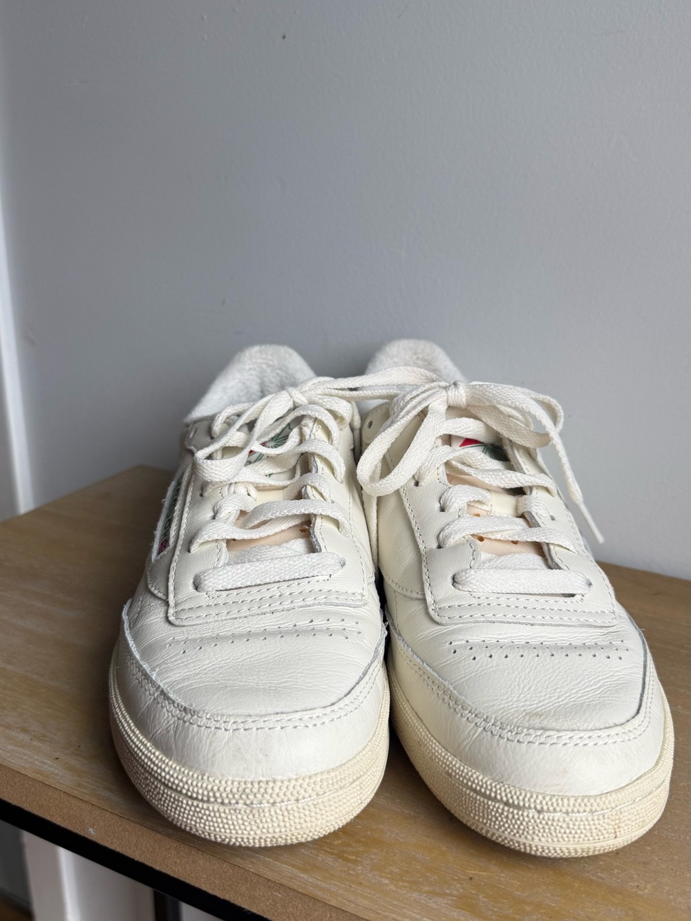 Reebok Classic Low-Top Sneakers in Cream